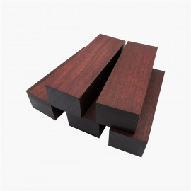 Blocs de bois d'Amarante stabilisé