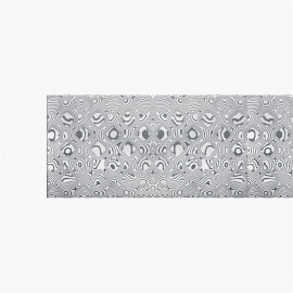 Damascus Inox Alleima forged DSC Inox-S - Pyramid