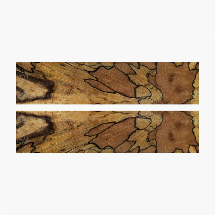 Plaquettes hetre echauffe stabilisé - 35x5x130