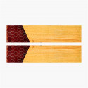 Plaquettes hybride HONEYCOMB - FRÊNE stab. - Mitre ROUGE