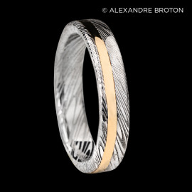 Damas inoxydable austénitique rond - Damasteel® DS95X -...