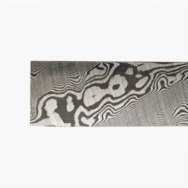 Acier damas carbone forgé DSC - Twist