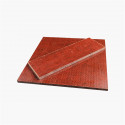 - Micarta - Jute Rouge - 150x150x4.75mm