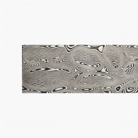 Forged carbon damas steel DSC - Leopard
