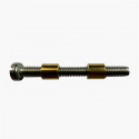 Vis loveless - Vis inox / Ecrous laiton Ø 7 x 40 mm (x10pcs)