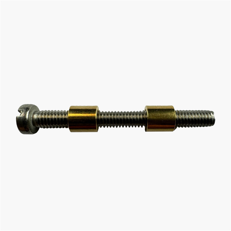 Vis loveless - Vis inox / Ecrous laiton Ø 7 x 40 mm (x10pcs)