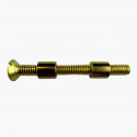 Vis loveless - Vis Laiton M4x40 / Ecrou Laiton Ø6x6mm(x10pc)
