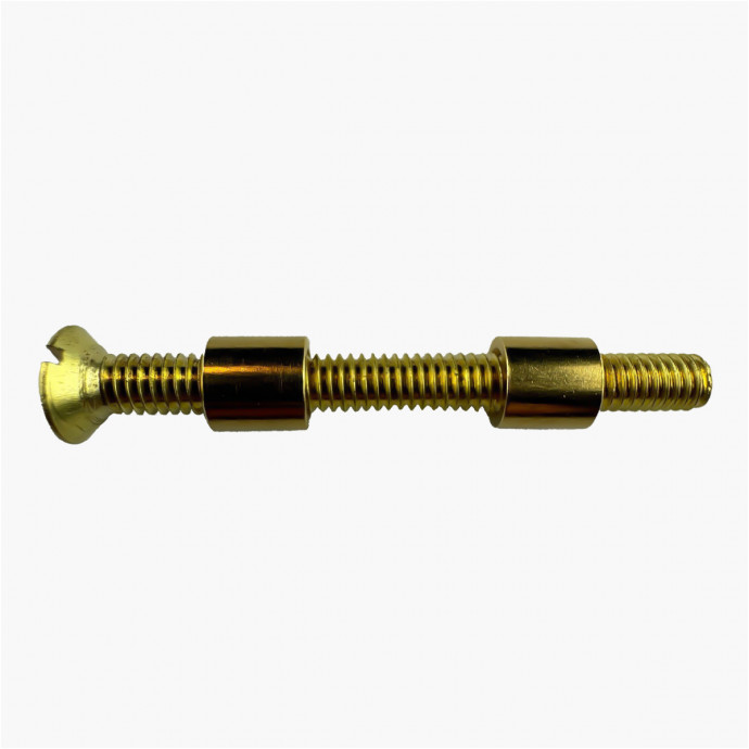 Vis loveless - Vis Laiton M4x40 / Ecrou Laiton Ø6x6mm(x10pc)