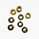 Rosettes en laiton 6x2.4mm (lot de 12pcs)