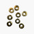 Rosettes en laiton 6x2.4mm (lot de 12pcs)