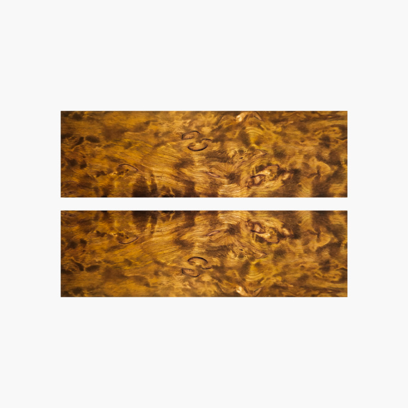 Plaquettes Bouleau Madre - stabilisé - 45 x 145 x 5 mm