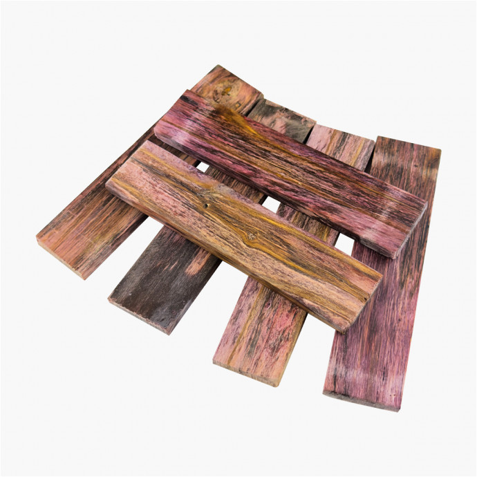 Plaquettes de bouleau échauffé stabilisé violet