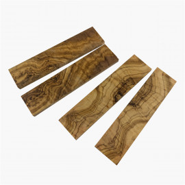 Natural olive wood magnifying glass blisters