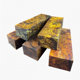 Stabilized boulder magnifier blocks