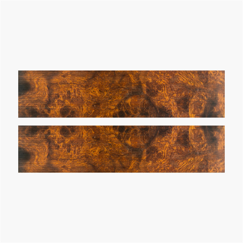 Plaquettes de loupe de bois de fer