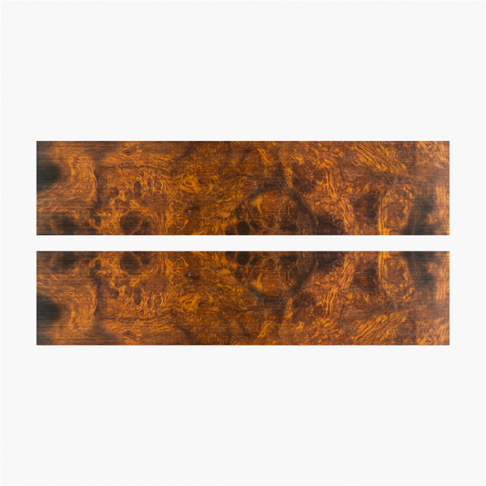 Plaquettes de loupe de bois de fer
