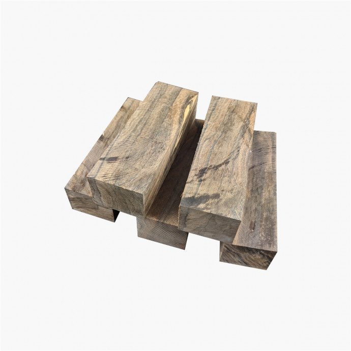 Blocs de bois de ziricote naturel
