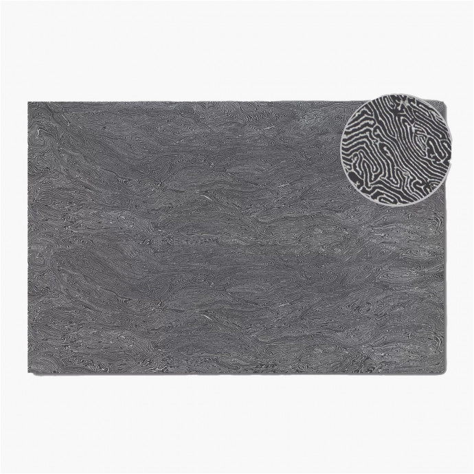 Plaquettes fibre de carbone - Space Coral Stainless Steel - Fat Carbon