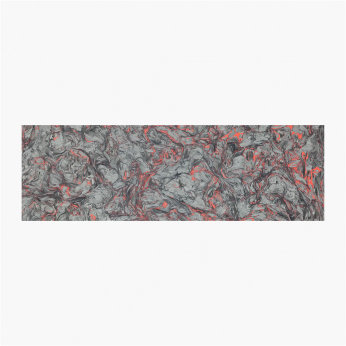 Plaquettes fibre de carbone - Dark matter Rouge - Fat Carbon