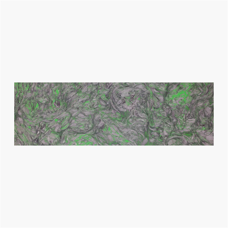 Plaquettes fibre de carbone - Dark matter Vert - Fat Carbon