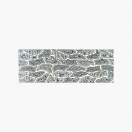 Plaque G10 - Wave - Noir Blanc