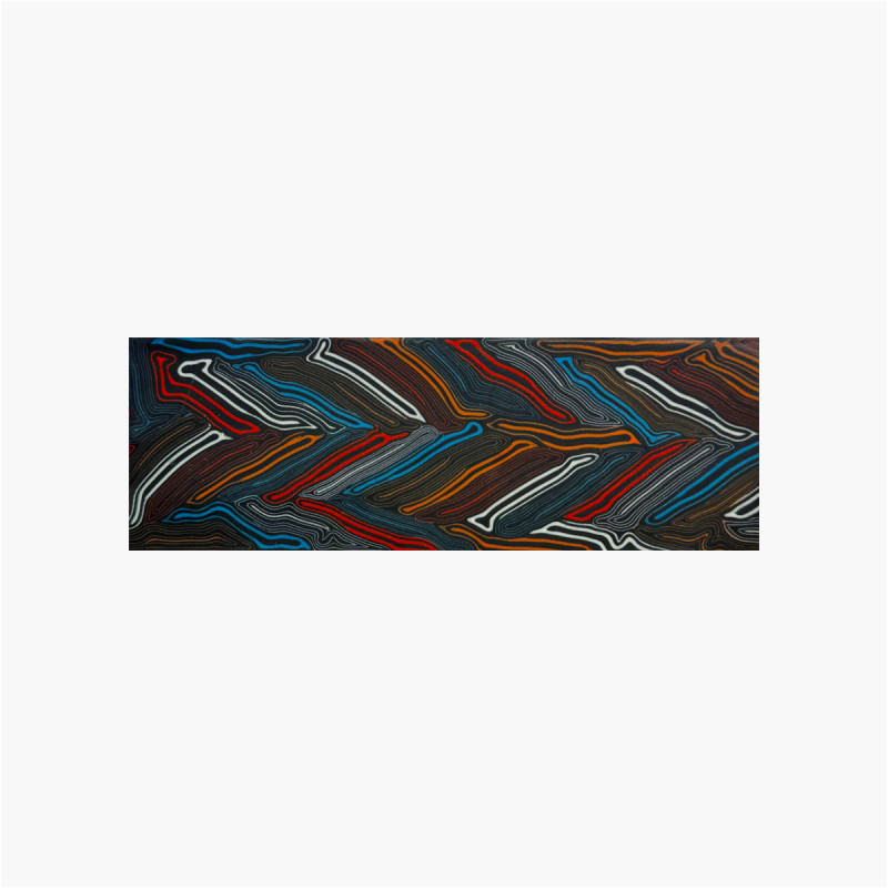 Plaque G10 - Damascus - Multicolore