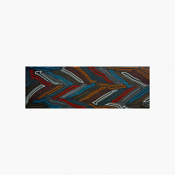 Plaque G10 - Damascus - Multicolore