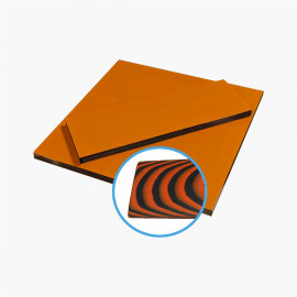 Plaques de Suretouch - G10 et caoutchouc - Orange / Noir