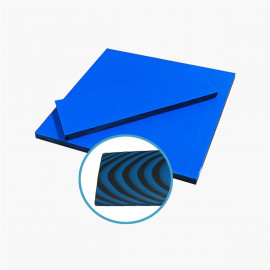 Plaques de Suretouch - G10 et caoutchouc - Bleu / Noir