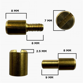 Rivets corby - Laiton