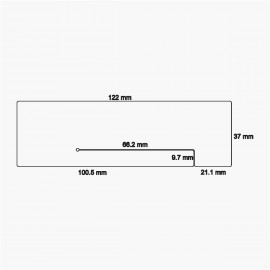 Platines en titane grade 5 pour liner lock