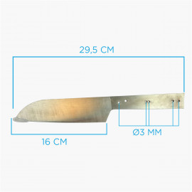 Couteau de cuisine en kit - SANTOKU VG10 - HOME BLADE