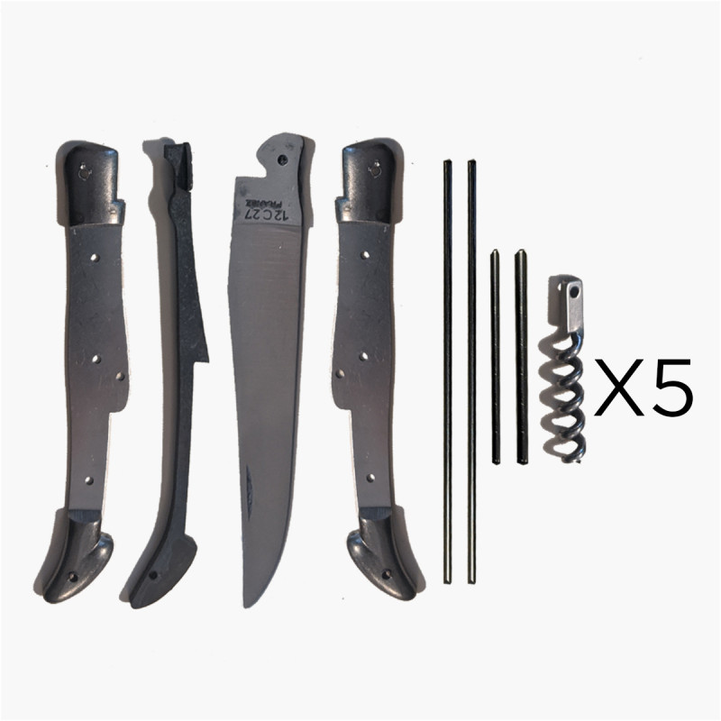 Couteau en kit - Laguiole Tire-Bouchon - 5 pieces
