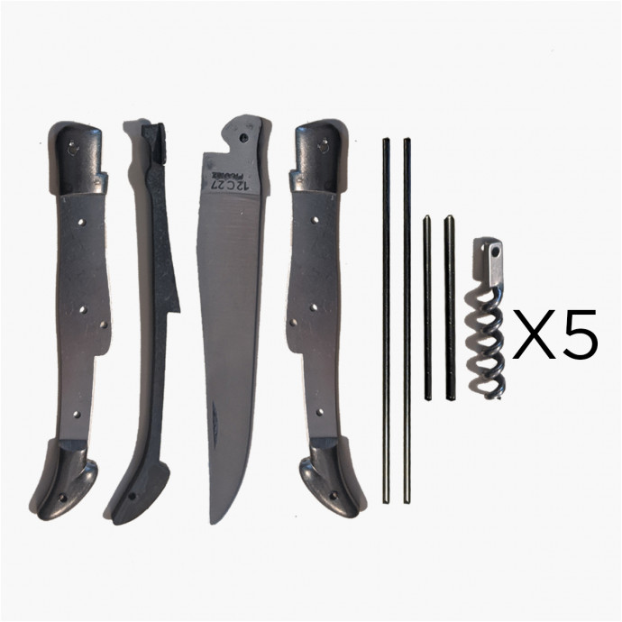 Couteau en kit - Laguiole Tire-Bouchon - 5 pieces