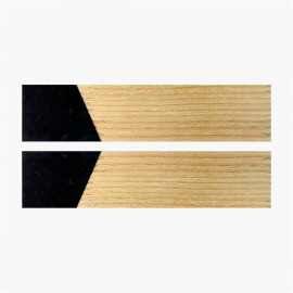 Plaquettes de bois hybride - Frêne stabilisé - Mitre...