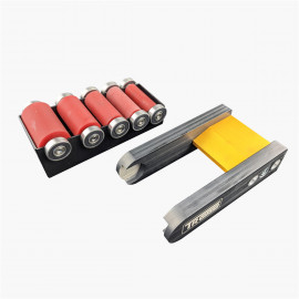 Jeu de rouleaux caoutchouc pour backstand de coutelier