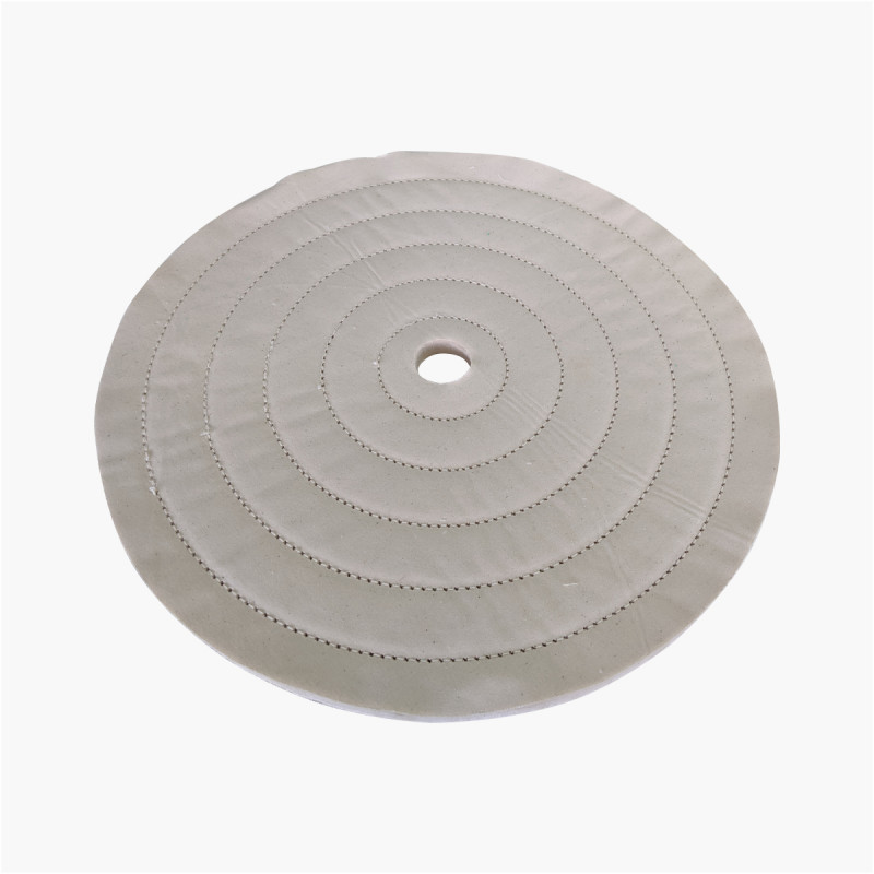 DISQUES DE POLISSAGE coton 5 coutures grand Ø