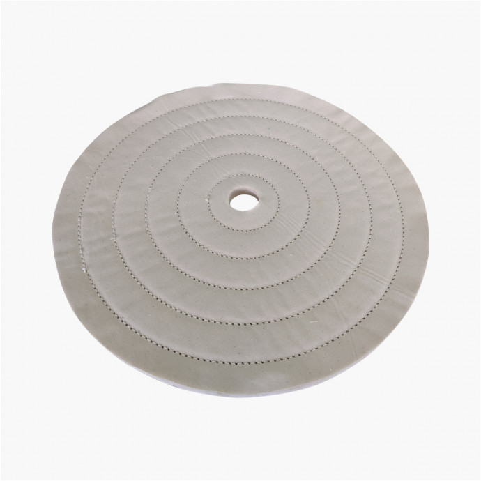 DISQUES DE POLISSAGE coton 5 coutures grand Ø