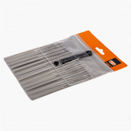 Set of 12 LEAFERS Bahco bastard cut